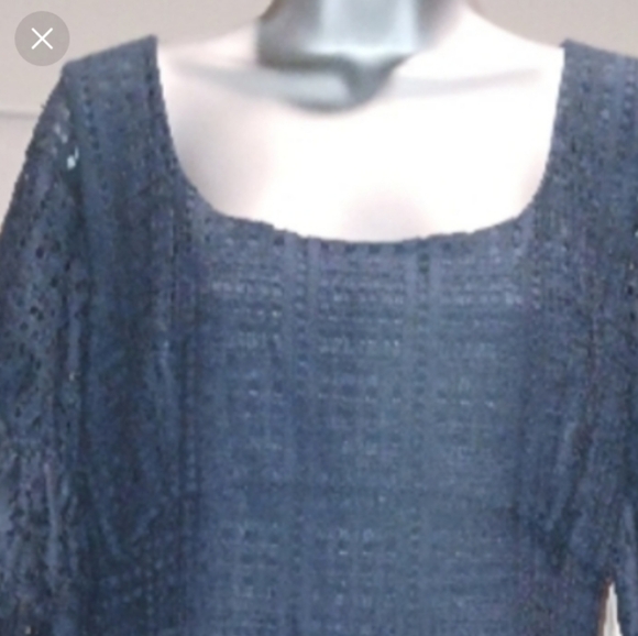 Navy Blue Dress - Picture 4 of 4